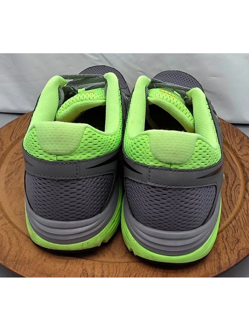 🔥Nike LIVE STRONG Dual Fusion 599180-001 Athletic Sneakers Grey Green Men Sz 11